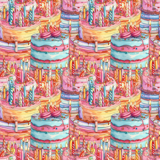 Birthday Bash Pattern 9 Quilting Cotton Fabric