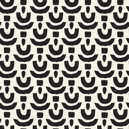 Ink Block Print Pattern 11 Minky Fabric