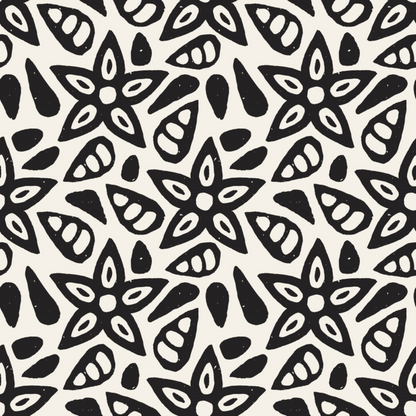 Ink Block Print Pattern 17 Minky Fabric