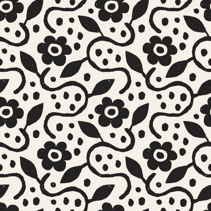 Ink Block Print Pattern 19 Minky Fabric