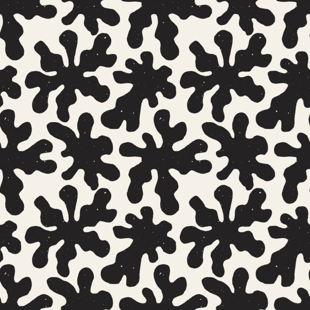 Ink Block Print Pattern 2 Minky Fabric