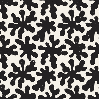 Ink Block Print Pattern 2 Minky Fabric