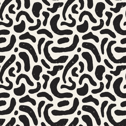 Ink Block Print Pattern 4 Minky Fabric