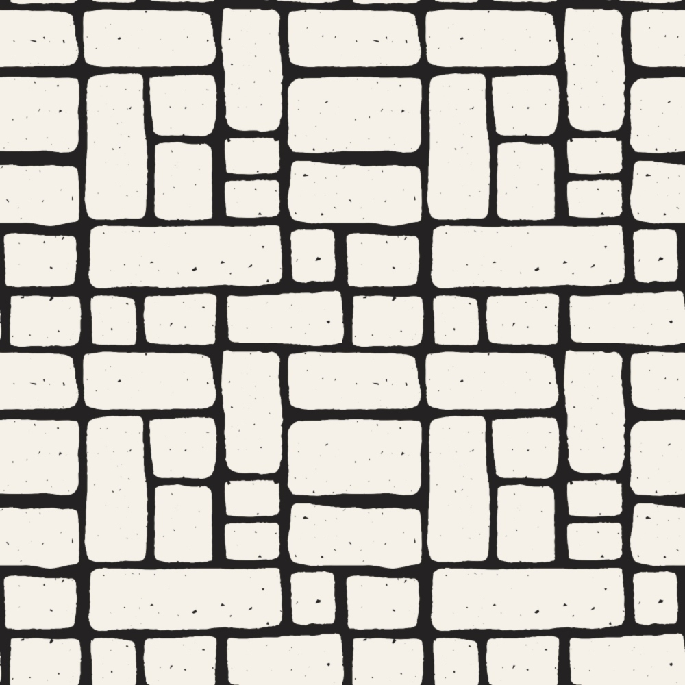 Ink Block Print Pattern 5 Minky Fabric