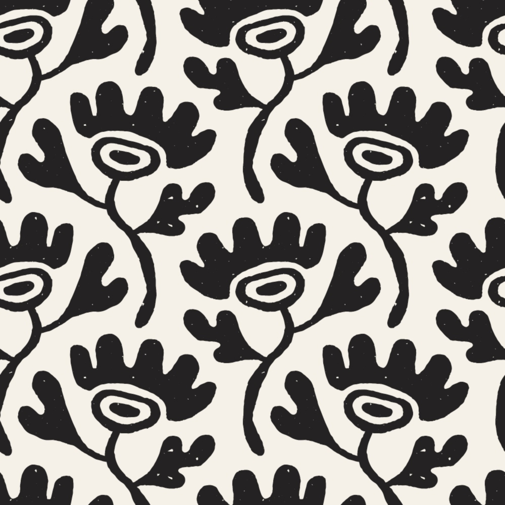 Ink Block Print Pattern 7 Minky Fabric