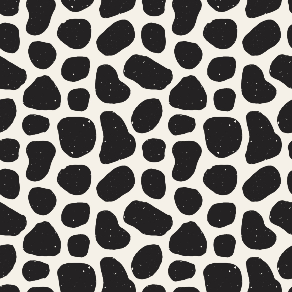 Ink Block Print Pattern 8 Minky Fabric