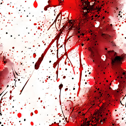 Scarlet Splash Pattern 10 Minky Fabric