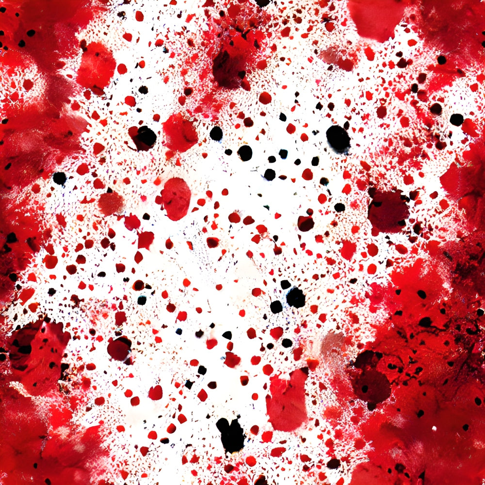 Scarlet Splash Pattern 14 Minky Fabric