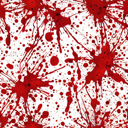 Scarlet Splash Pattern 15 Minky Fabric