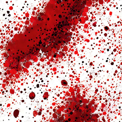 Scarlet Splash Pattern 17 Minky Fabric