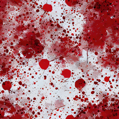 Scarlet Splash Pattern 18 Minky Fabric