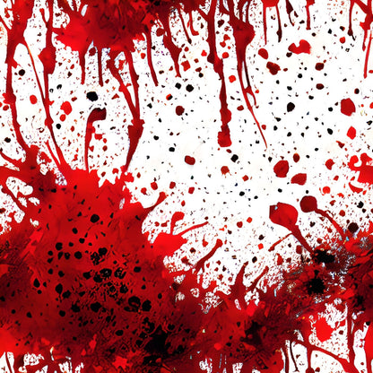Scarlet Splash Pattern 19 Minky Fabric