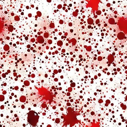 Scarlet Splash Pattern 24 Minky Fabric