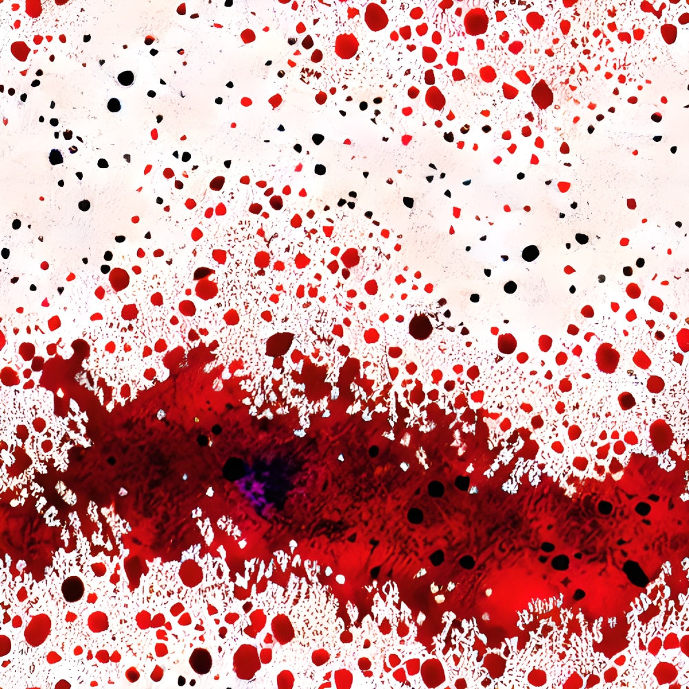 Scarlet Splash Pattern 4 Minky Fabric