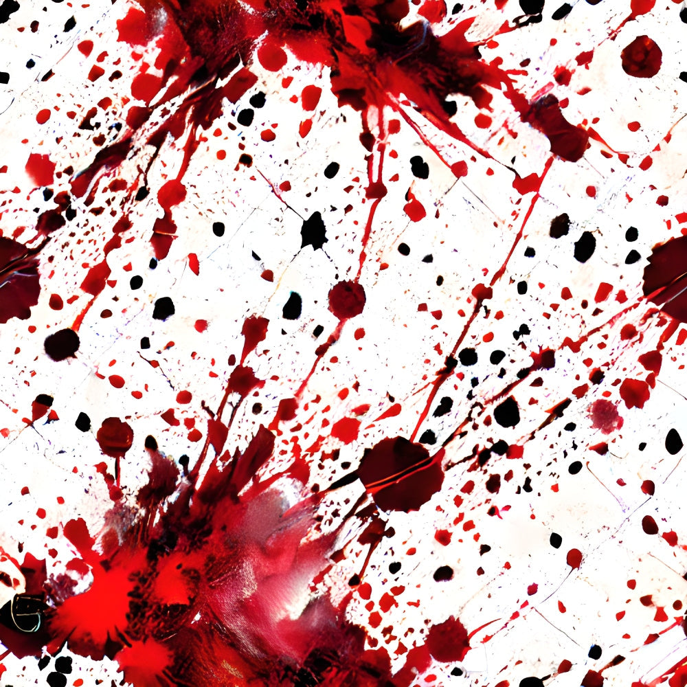 Scarlet Splash Pattern 7 Minky Fabric