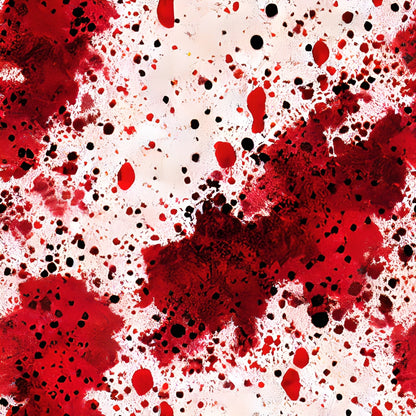 Scarlet Splash Pattern 8 Minky Fabric