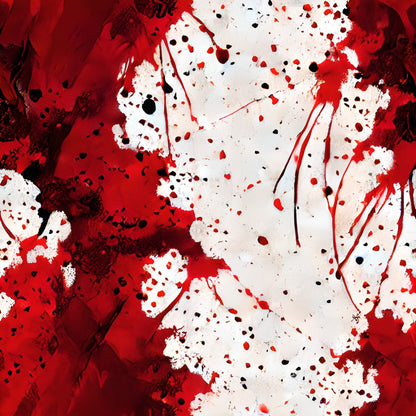 Scarlet Splash Pattern 9 Minky Fabric