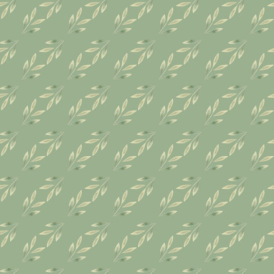 Bloom Time Leaves Pattern 2 Quilting Cotton Fabric