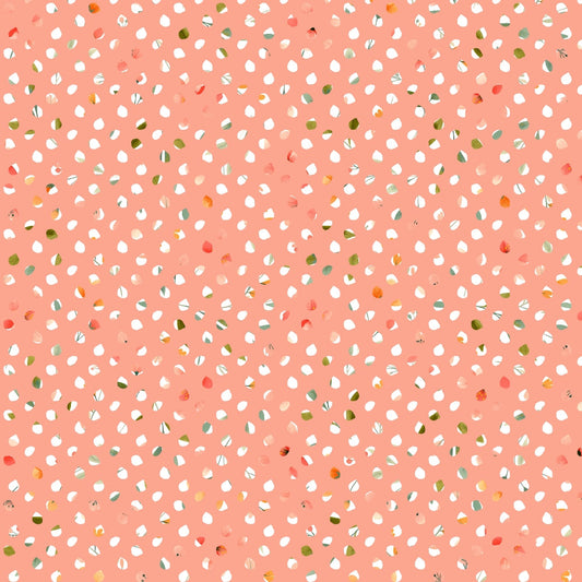 Bloom Time Polka Dots Quilting Cotton Fabric