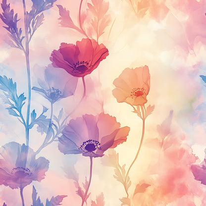 Petal Haze Pattern 16 Minky Fabric