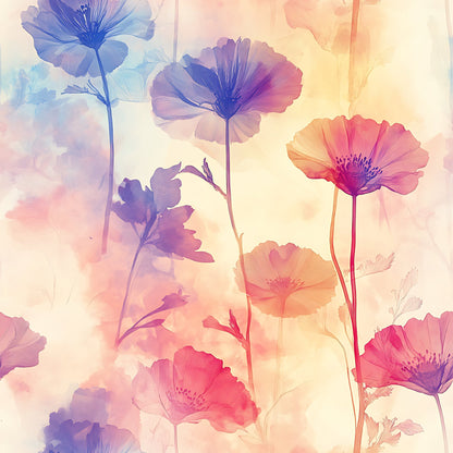 Petal Haze Pattern 1 Minky Fabric