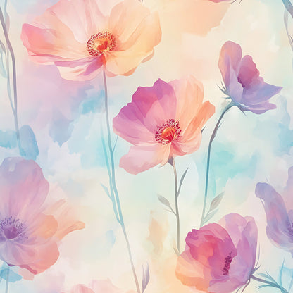 Petal Haze Pattern 20 Minky Fabric
