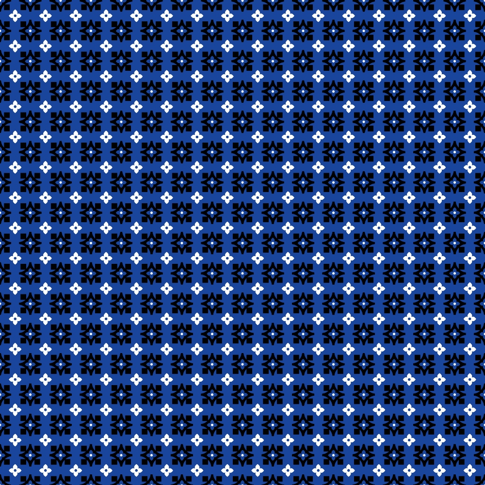 Cobalt Paisley Pattern 10 Minky Fabric
