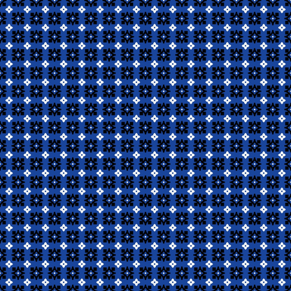 Cobalt Paisley Pattern 10 Minky Fabric