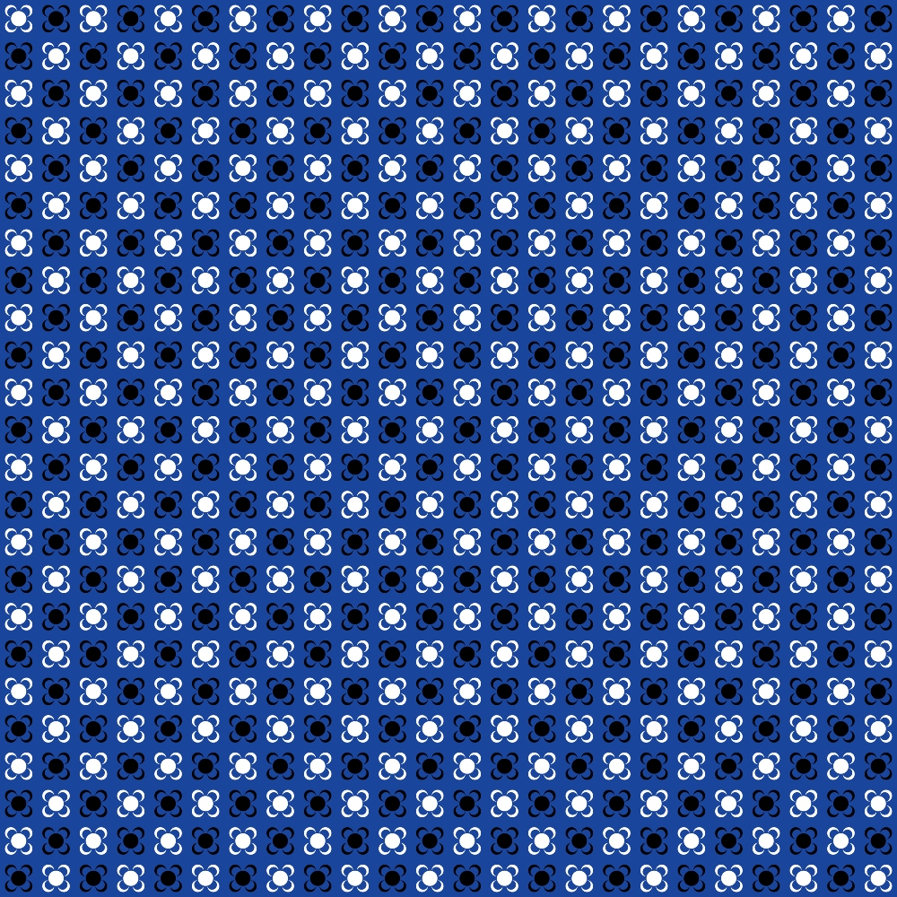 Cobalt Paisley Pattern 1 Minky Fabric