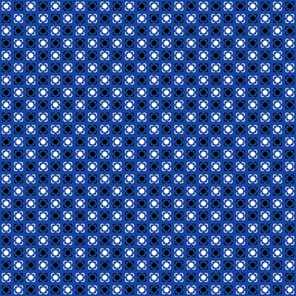 Cobalt Paisley Pattern 1 Minky Fabric
