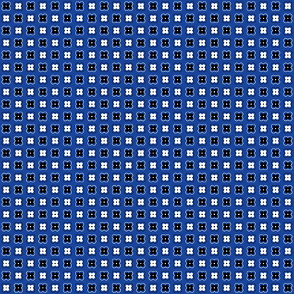 Cobalt Paisley Pattern 4 Minky Fabric