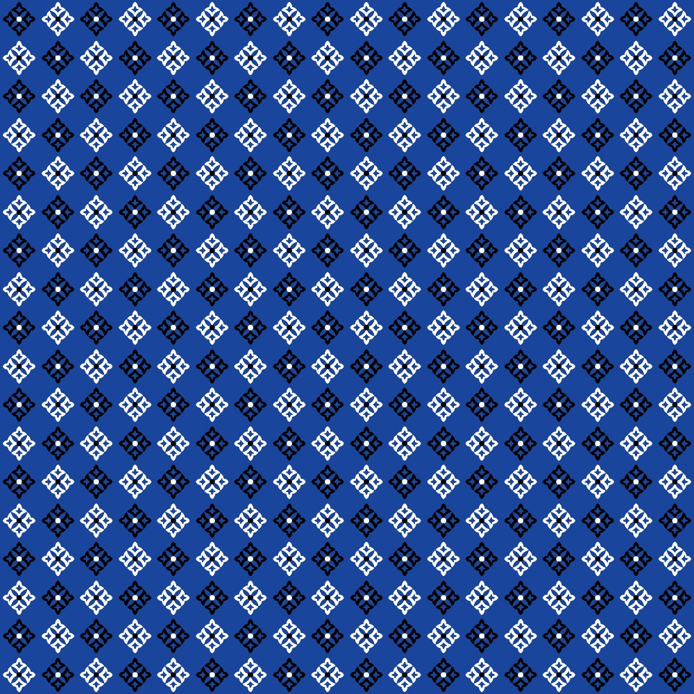 Cobalt Paisley Pattern 5 Minky Fabric