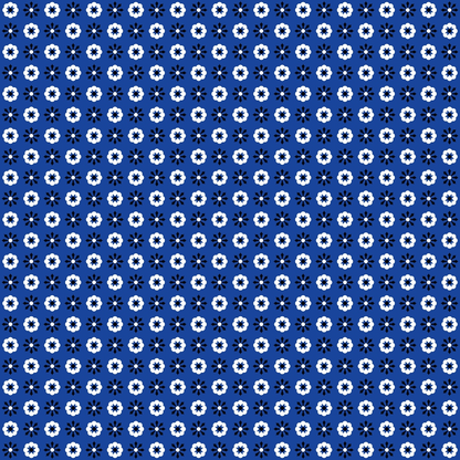 Cobalt Paisley Pattern 7 Minky Fabric