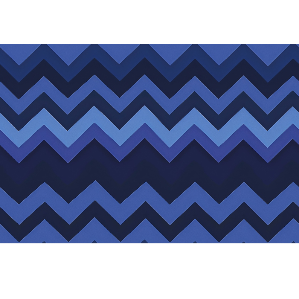 Blue Chevron Pattern 1 Minky Fabric