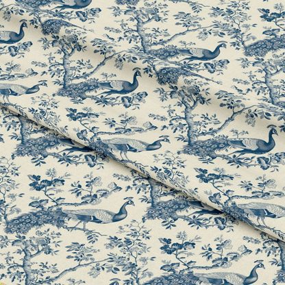 Blue Vintage China Pattern 3 Quilting Cotton Fabric