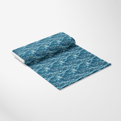 Blue Water Pattern 13 Quilting Cotton Fabric
