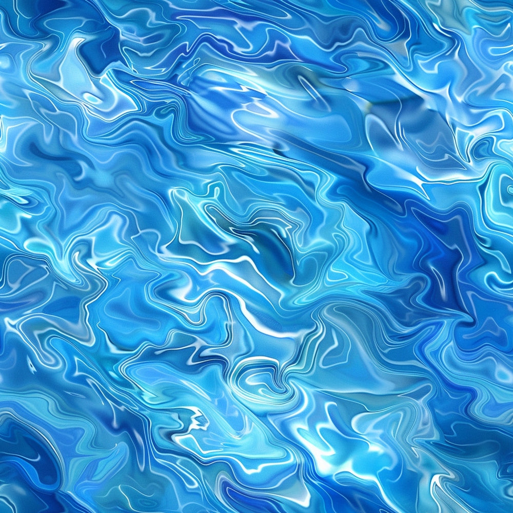 Liquid Sapphire Pattern 15 Minky Fabric