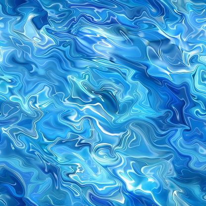 Liquid Sapphire Pattern 15 Minky Fabric