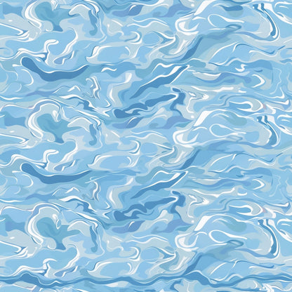Liquid Sapphire Pattern 16 Minky Fabric