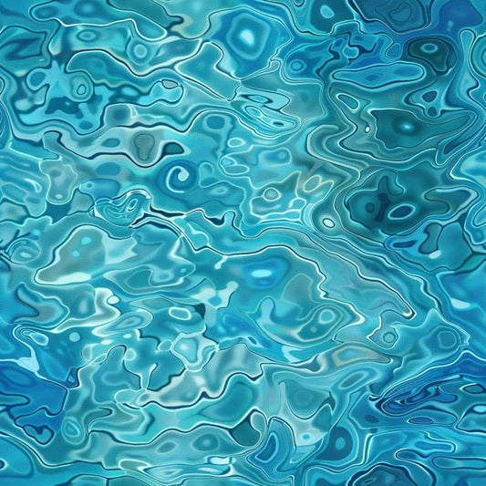 Liquid Sapphire Pattern 1 Minky Fabric