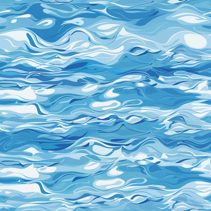Liquid Sapphire Pattern 4 Minky Fabric