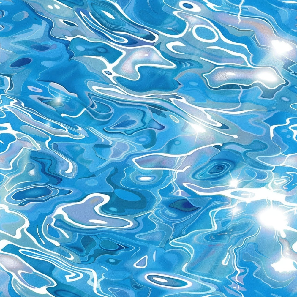 Liquid Sapphire Pattern 5 Minky Fabric