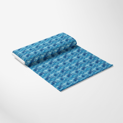 Blue Water Pattern 6 Quilting Cotton Fabric