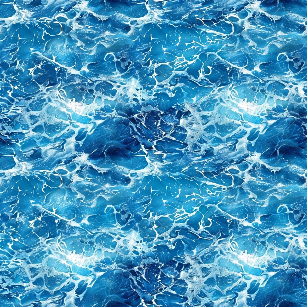 Liquid Sapphire Pattern 6 Minky Fabric