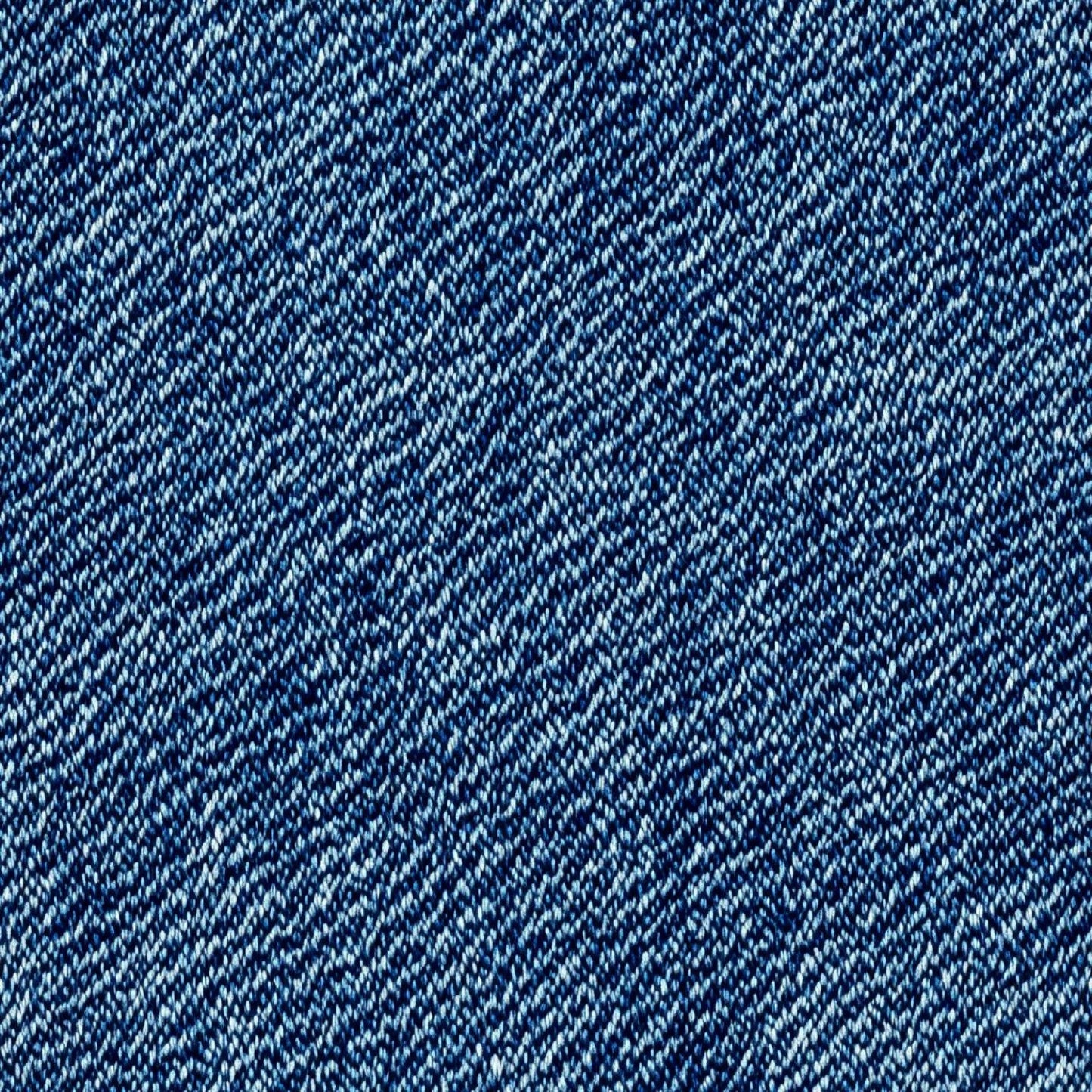 Blue Jean Denim Fabric Texture Pattern 17 Quilting Cotton Fabric