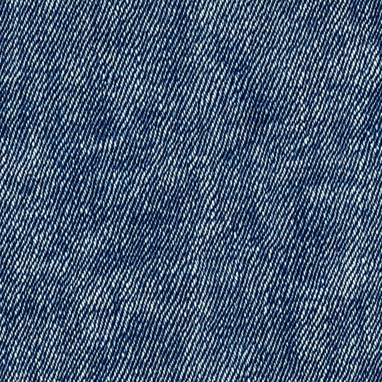 Blue Jean Denim Fabric Texture Pattern 9 Quilting Cotton Fabric