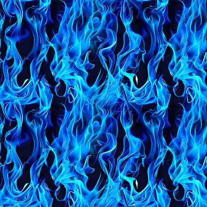 Sapphire Inferno Pattern 10 Minky Fabric