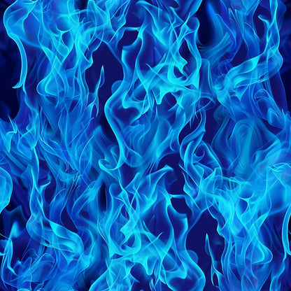 Sapphire Inferno Pattern 12 Minky Fabric