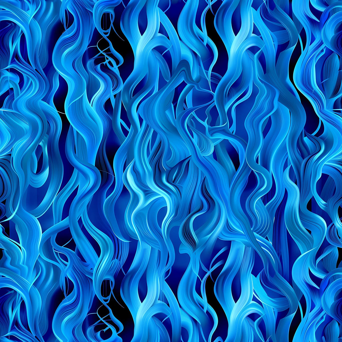 Sapphire Inferno Pattern 13 Minky Fabric