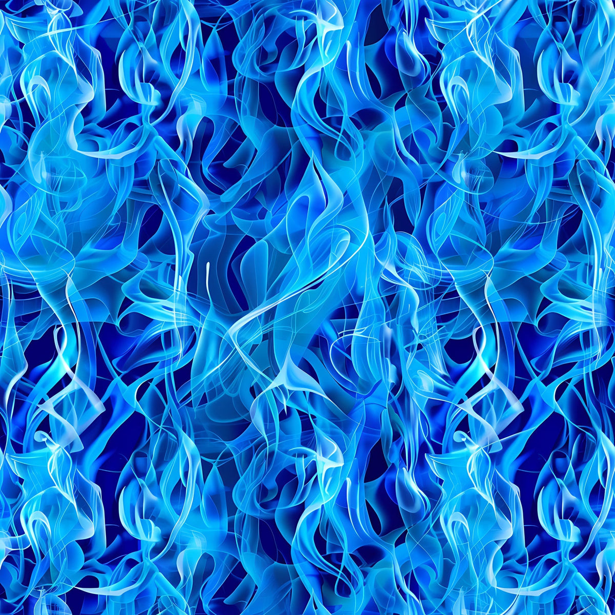 Sapphire Inferno Pattern 2 Minky Fabric